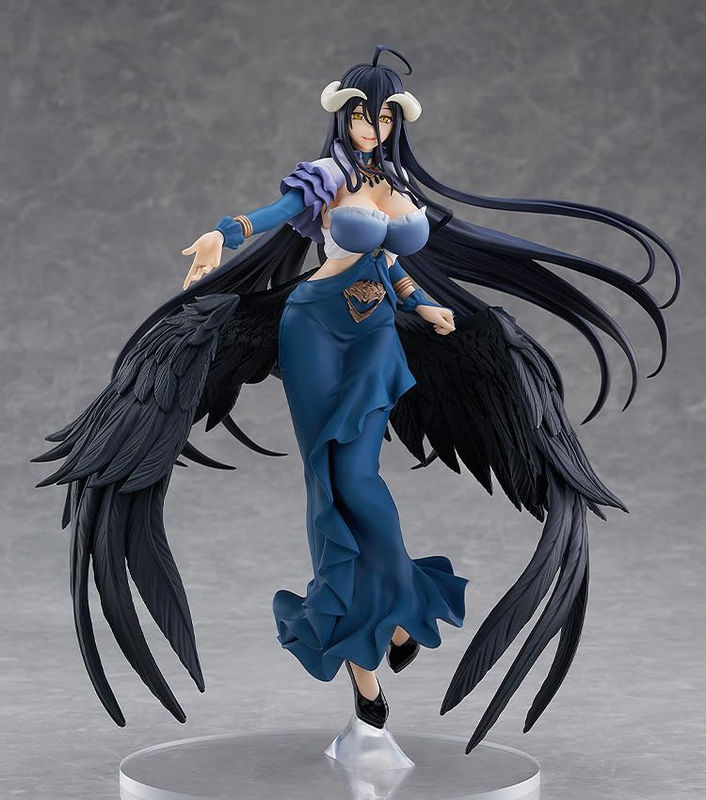 Good Smile Company Pop Up Parade Overlord Albedo Anime-Figur in tiefschwarzem Kleid aus Kunststoff, schwarz - Bild 2