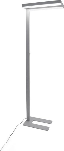 Arcchio LED Bürostehleuchte Logan 9968008, 2-flammige Arbeitszimmerleuchte aus Aluminium in Alu-Grau, dimmbar, Modern - Bild 1