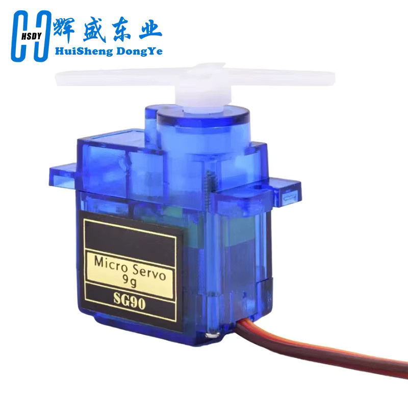 HUISHENGYUFA SG90 9G Micro Digital Servo Motor mit Starrflügel in Blau für RC Hubschrauber, Spielzeug und Flugzeuge - Bild 2
