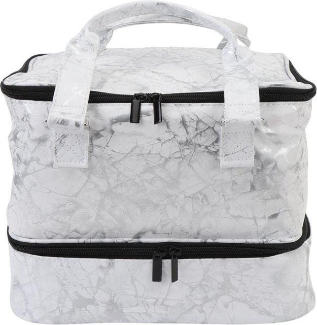 Koogeelife Nagellack-Organizer-Tasche, grau, wasserabweisendes PU - Bild 1