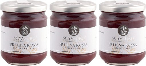 Scyavuru Fruchtaufstrich Prugna Rossa Pflaume 3 x 220 g - Bild 1