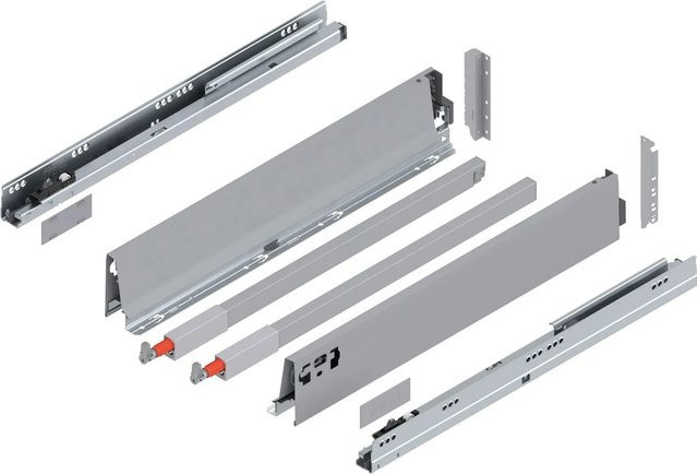 Blum D-Reling Tandembox antaro Vollauszug Blumotion Grau 500 mm 1 Paar - Bild 1