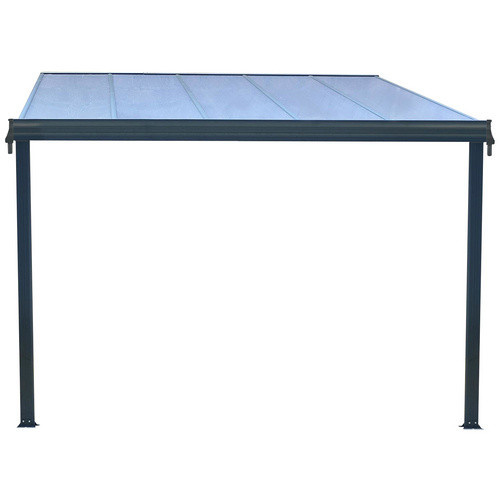 Floraworld Terrassenüberdachung aus Polycarbonat in Anthrazit, B/T: 312 x 303 cm - Bild 2