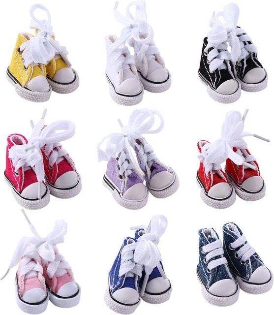 Binchi Fitness Puppen Zubehör Sneaker Schuhe, jeansblau, ab 0 Jahren - Bild 1