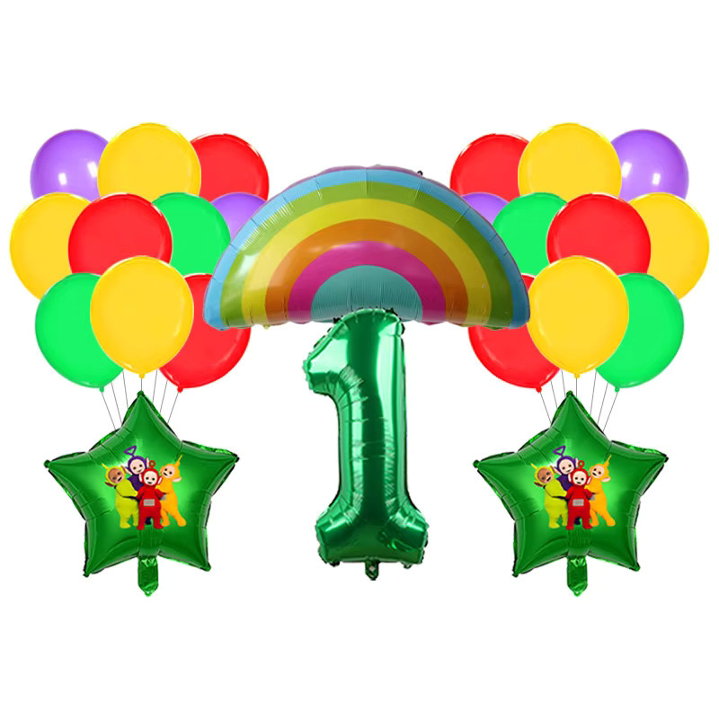 Bandai Teletubbies Ballon-Set, Folien- und Latexballons - Bild 2