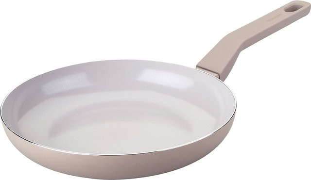 Fackelmann Bratpfanne Blossom Harmony mit keramischer Antihaft-Beschichtung aus Aluminium, Durchmesser: 24 cm, Farben: Grau, Beige, Weiß - Bild 1