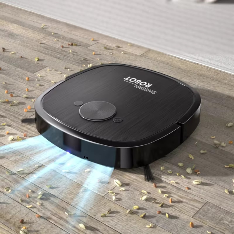 XMSJ 3-in-1 Roboter-Staubsauger mit Saug-, Wisch- und Sterilisationsfunktion in Schwarz oder Weiß - Bild 3