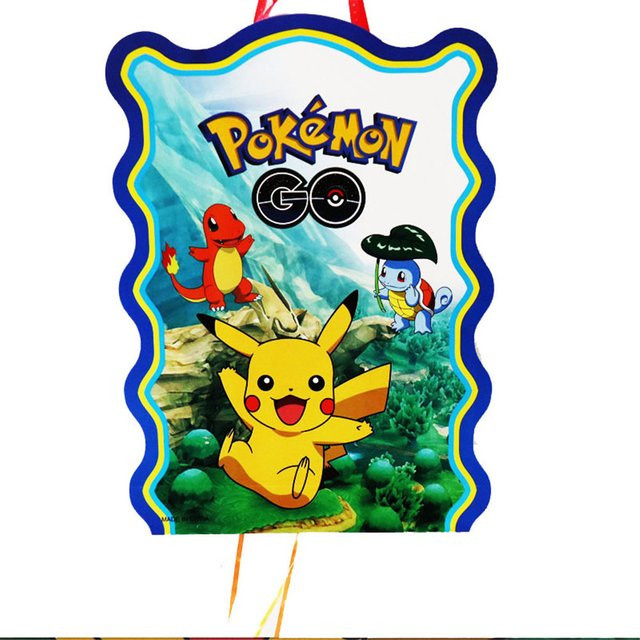 Bandai Pokemon Pikachu Pinata für Kindergeburtstage und Partydekoration in Schwarz und Mehrfarbig - Bild 1