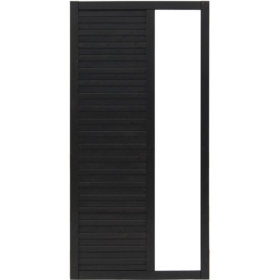 Sichtschutzzaun Element Duo von Andrewex in Anthrazit aus Kiefernholz und PVC, 3-fach lasiert, B/H: 90 x 180 cm - Bild 2