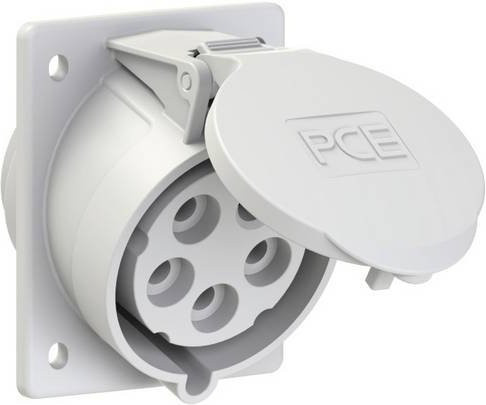 PC Electric Power Twist 425-1 CEE Anbaudose 32A 5polig IP44 Weiß - Bild 1