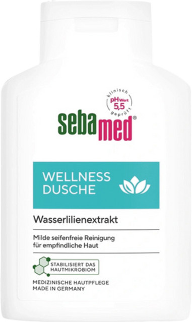 SebaMed Wellness Duschgel Wasserlilienextrakt, Allantoin, 200 ml - Bild 1