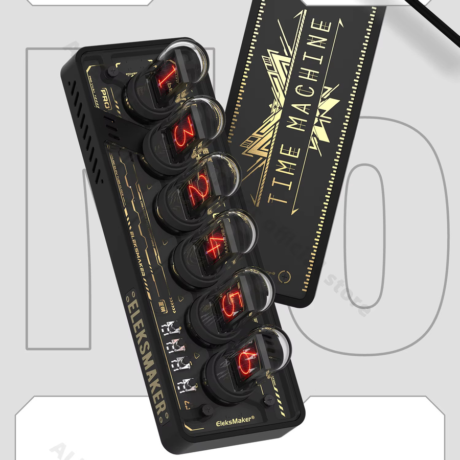 EleksMaker EleksTube IPS Retro Analog Nixie Tube Uhr in Multicolour - Bild 2