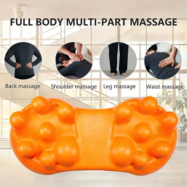 Ganzkörper-Massageroller mit 14 Trigger-Punkten, Orange, Unisex - Bild 1