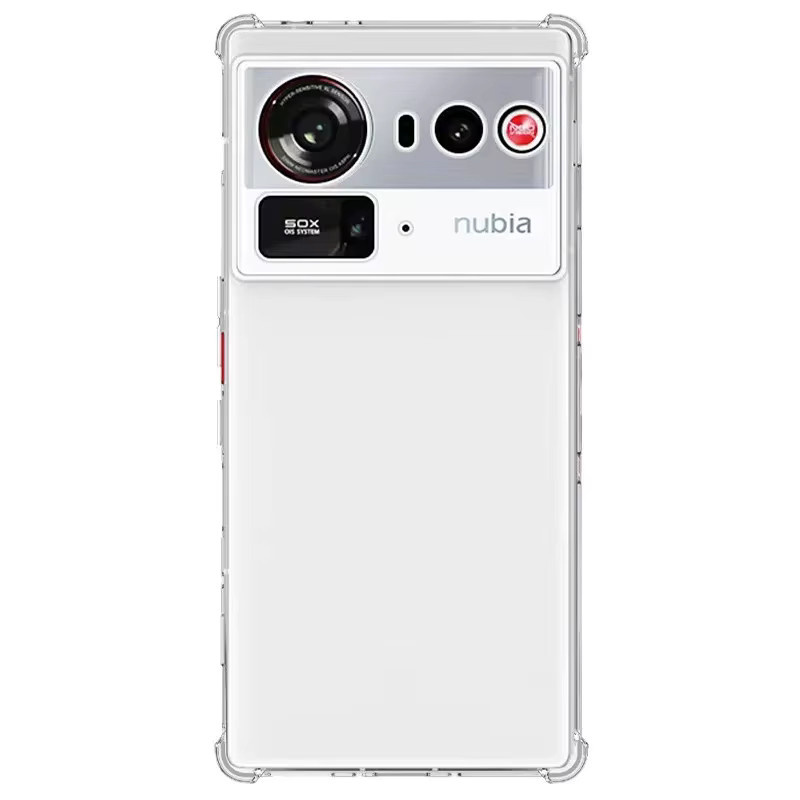 Stoßfeste Silikon Schutzhülle für ZTE Nubia Z80 Ultra, Z70 S und Z60 Ultra in Transparent - Bild 2