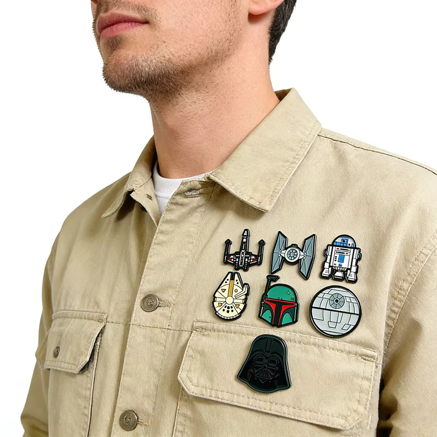 Star Wars Emaille-Pin-Set, 7-teilig, Bunt, Broschen-Kollektion - Bild 6