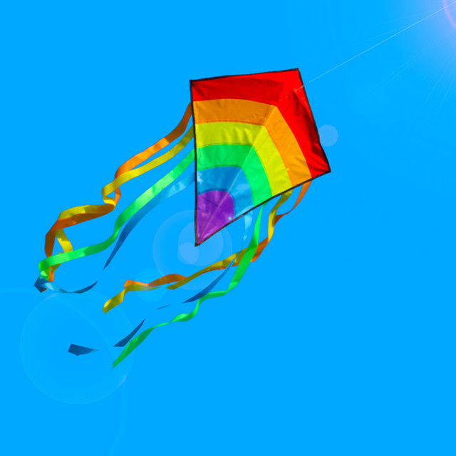 Yongjiancai Bunter Regenbogen-Langschwanz-Diamantdrachen, Stranddrachen - Bild 1