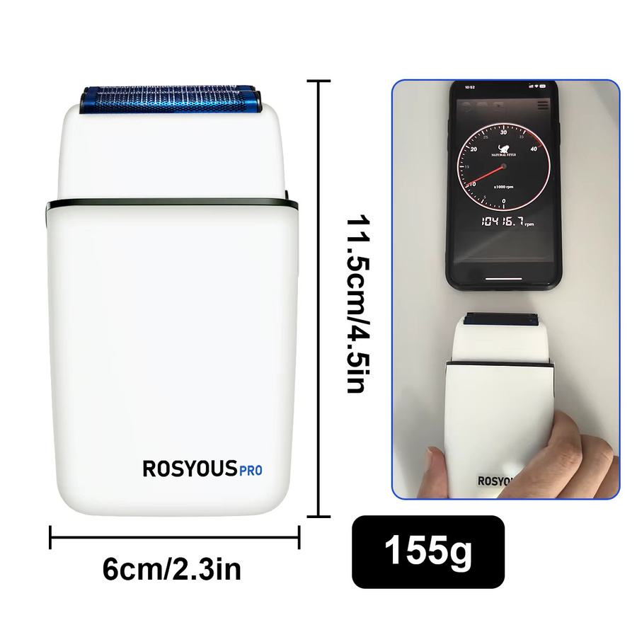 ROSYOUS RS620 Herrenrasiermaschine, Blau, Elektrischer Bartschneider - Bild 6