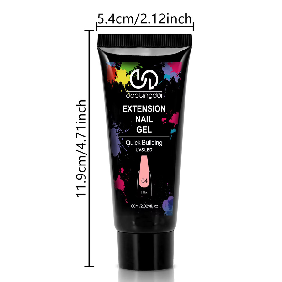 DUOLINGDAI Nagelkleber Gel, 60g, glänzend - Bild 4