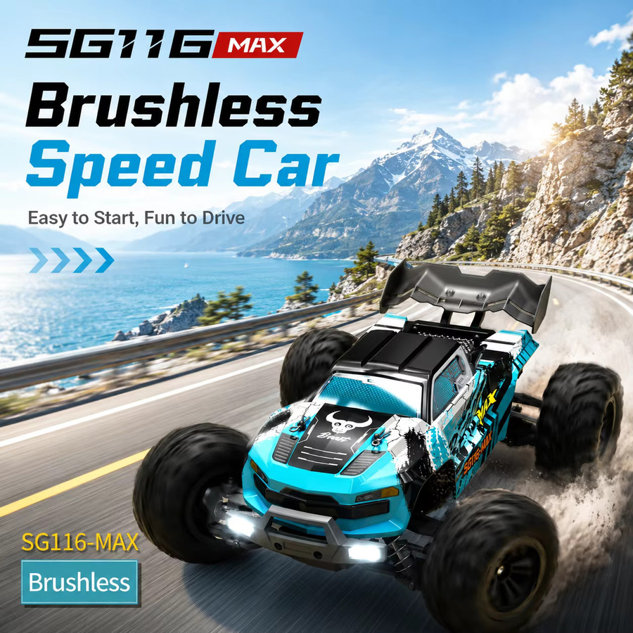 ZNLYRION SG116MAX PRO RC Auto, 1:16, 4WD, bürstenlos, ferngesteuert, mit LED-Licht - Bild 6