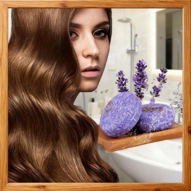 eelhoe Shampoo-Seife Lavendel-Ätherisches-Öl, Haarpflege - Bild 1