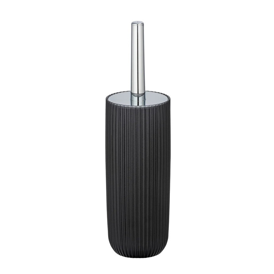 Wenko WC-Garnitur Agropoli aus Kunststoff in Grau, B/T/H: 10 x 36,5 x 10 cm - Bild 2