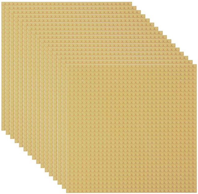Yiran toy Bausteinplatten 16-teiliges Set khaki - Bild 1