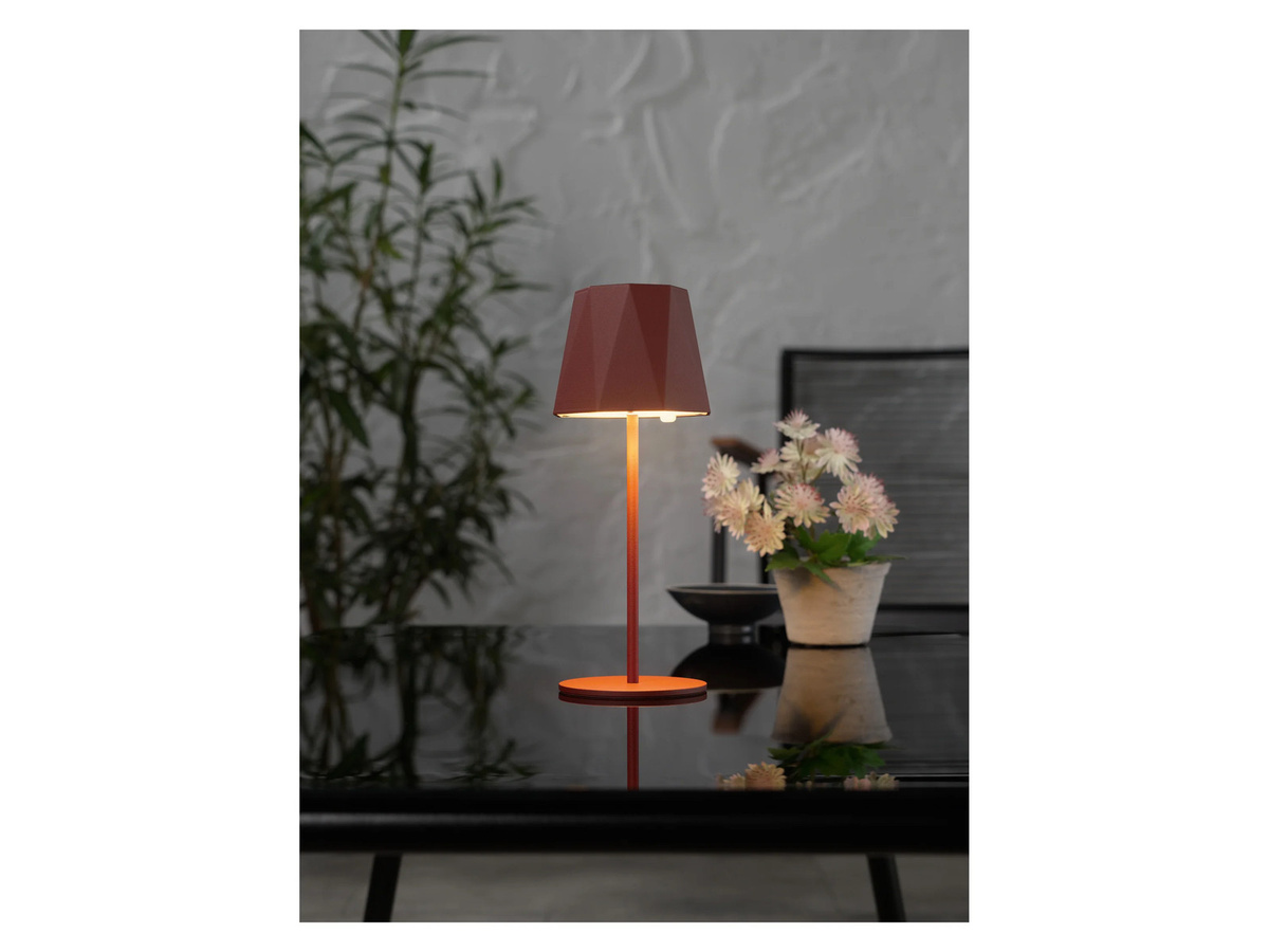 LIVARNO HOME Dubai LED Tischleuchte in Rot mit dimmbarer Touch-Funktion und Akkubetrieb - Bild 2