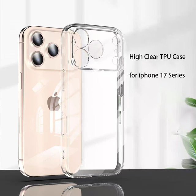 Stoßfeste und transparente Silikonhülle für Apple iPhone 17 Pro Max und iPhone 17 Air, 1,5 mm dick - Bild 1