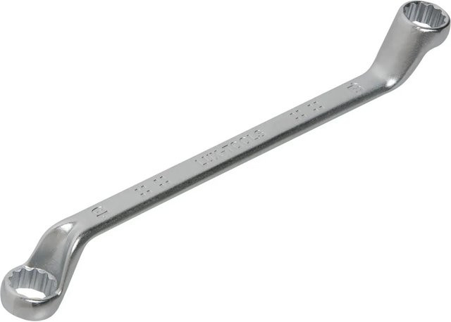 LUX-TOOLS Ringschlüssel aus Chrom-Vanadium in Silber, 18 mm x 19 mm - Bild 1