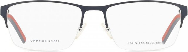 Tommy Hilfiger TH 1577 F Brille, Vollrand, Rectangular, Metal, grau, Herren - Bild 1