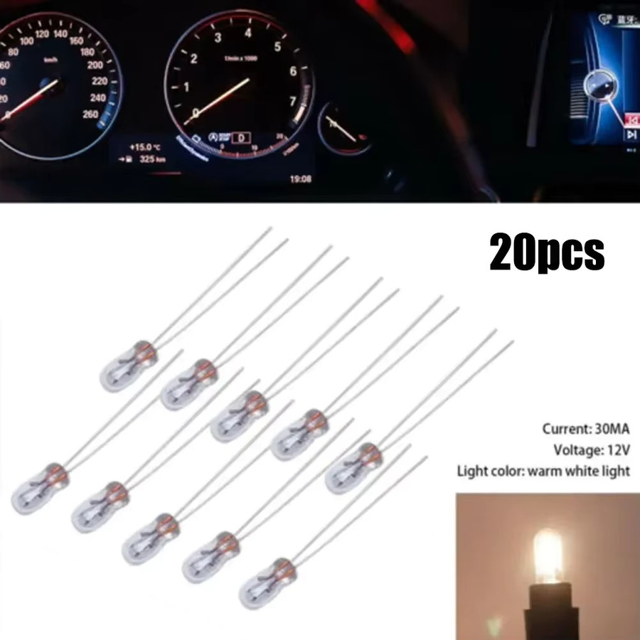 20 Stück DAZZLEEX Miniatur Halogenlampen T3 mit transparentem Quarzglas, 12 V, 3 mm Durchmesser - Bild 4