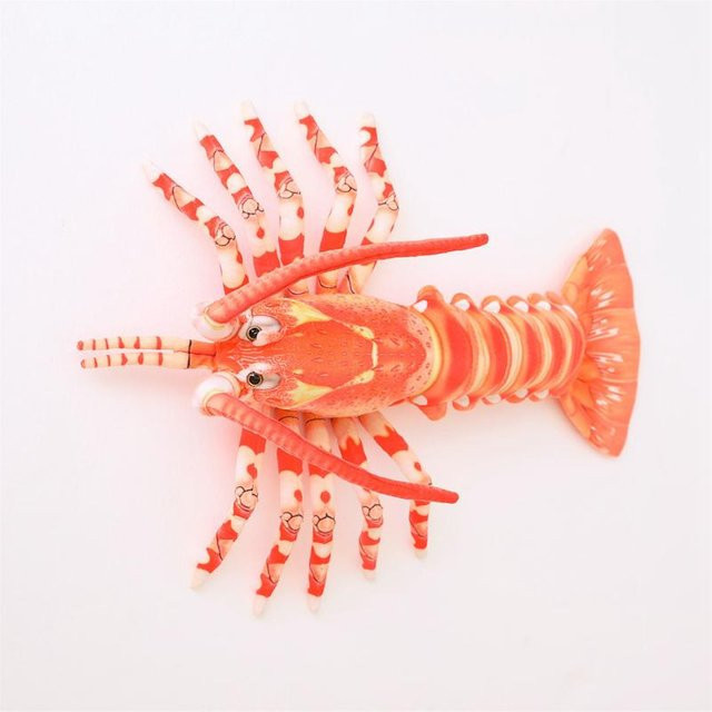 Yiran Health & Beauty Australischer Hummer, Plüschtier, Orange Blau, 85cm - Bild 1