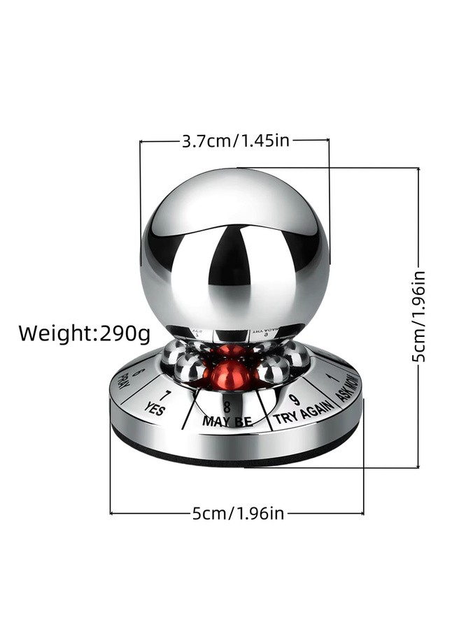 soulbao Fate Ball Lucky Decision Tool, Desktop Rotierenden Gyroskop Dekompression Spielzeug - Bild 4