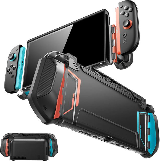 SUPCASE Blade Serie Schutzhülle für Nintendo Switch 2 mit TPU Griff in Grün - Bild 1