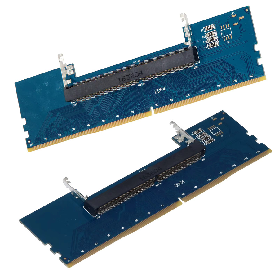 ALLOET Laptop DDR4 SODIMM zu Desktop DIMM Speicheradapter, 4-lagig, Blau - Bild 5