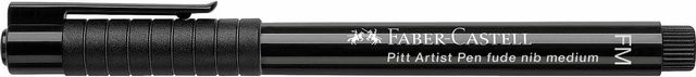 Faber Castell PITT artist pen fude Medium in Schwarz für Professionals - Bild 1