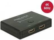Delock HDMI 2-1 Switch bidirektional 4K UHD 60Hz Schwarz - Bild 1