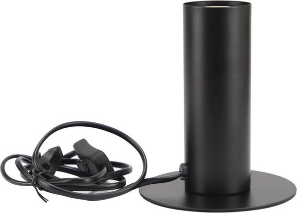 NETTLIFE Tischlampe im Industrial Design, Schwarz, E27, Retro Nachttischlampe aus Metall für Schlafzimmer und Wohnzimmer