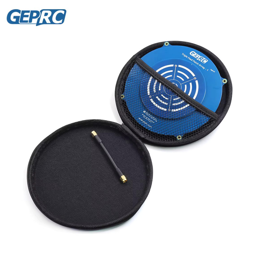 GEPRC Triple Feed Patch Array 5,8 GHz zirkular polarisierte Antenne für RC Drohnen und VTX Videoübertragung in Blau - Bild 3