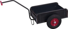 Cordes Handwagen mit Bordwand in Anthrazit RAL 7016 aus Stahl - Bild 1