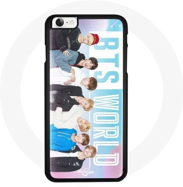 MANIACASE iPhone 5 Hülle BTS Bangtan Boys World Videospiel in Schwarz und Multicolour - Bild 1