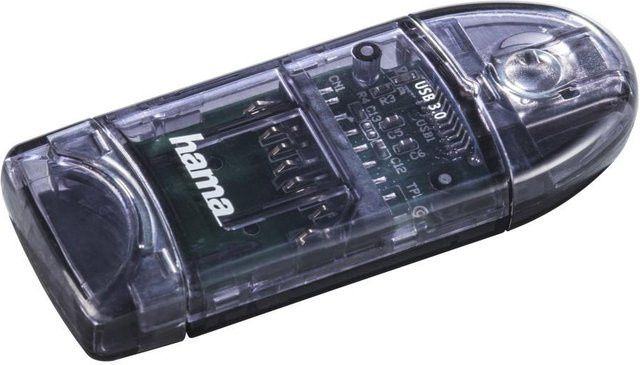 Hama USB 3.0 Kartenleser für SD und Micro SD in Anthrazit - Bild 1