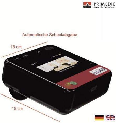 MEDX5 myPAD-A Defibrillator mit LCD-Farbbildschirm in Schwarz - Bild 1