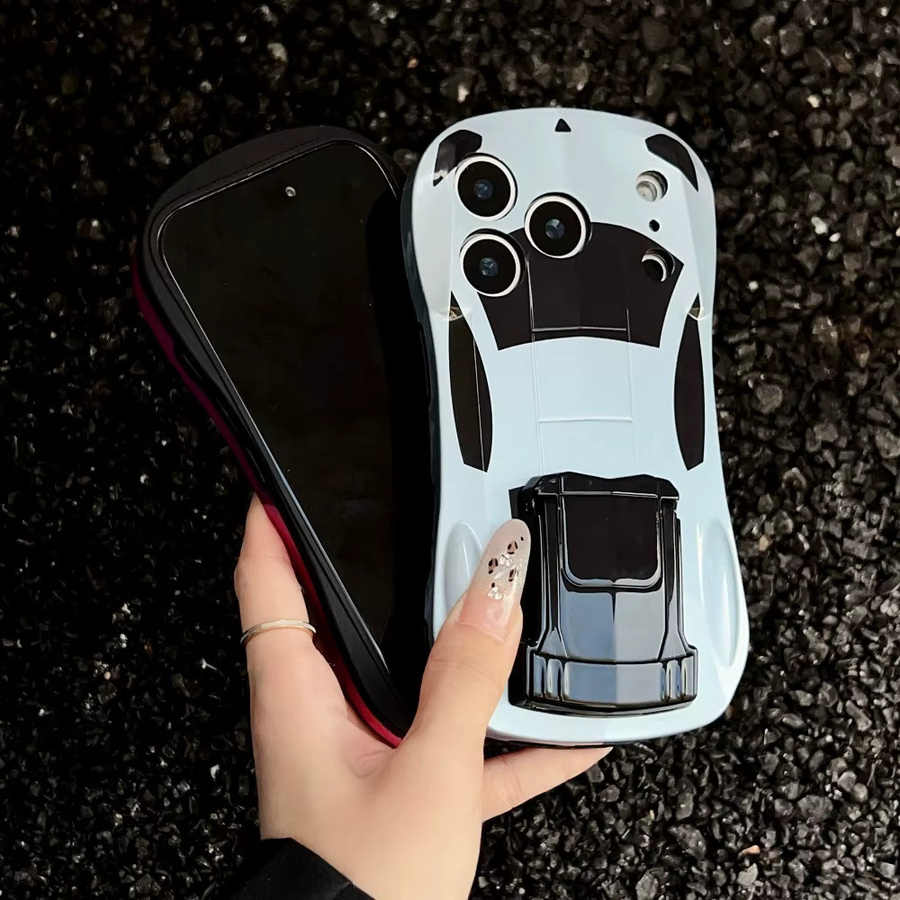 Sportwagen-Style Handyhülle mit 3D-Effekt für Apple iPhone 17, 16, 15, 14 und 13 - Bild 3