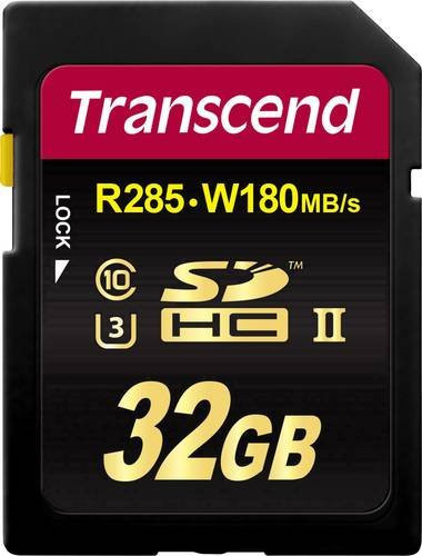 Transcend Premium 700S SDHC-Speicherkarte, 32 GB, Class 10, UHS-II, UHS-Class 3, V90, Schwarz - Bild 1