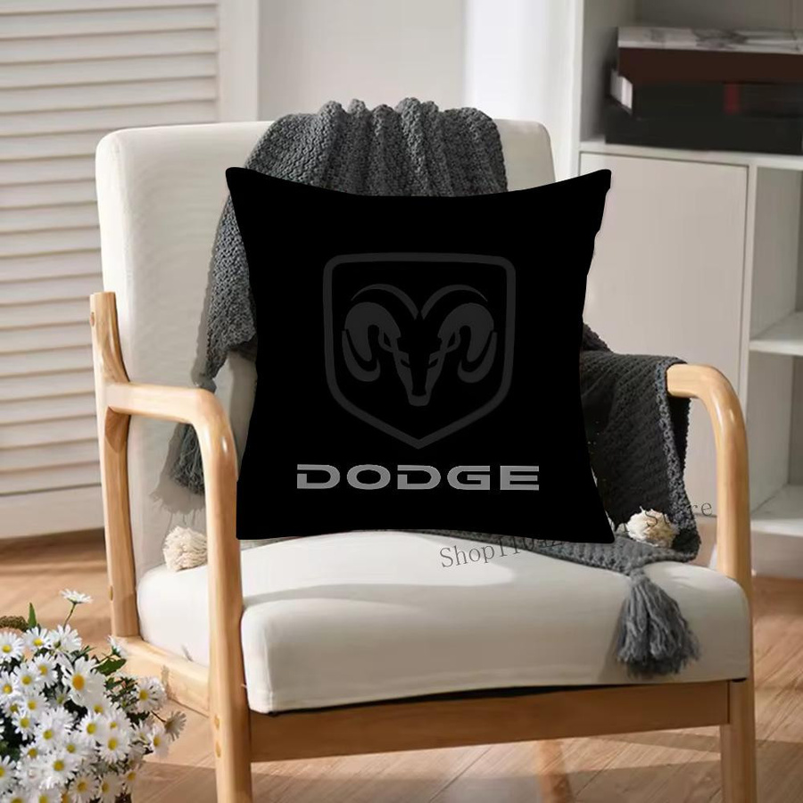 D-DODGE Kissenbezug quadratisch in Schwarz aus Polyester, B/B/B: 61 x 61 x 1 cm - Bild 5