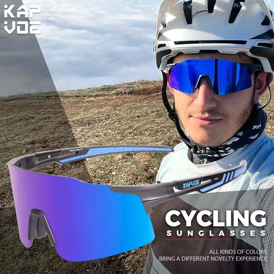KAPVOE Sonnenbrille, Unisex, Vollrand, Kunststoff, Wrap - Bild 6