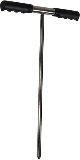 mfySpace Bodenprobenahmesonde mit T-Griff aus Edelstahl in Silber für Landwirtschaft und Pflanzenpflege - Bild 1