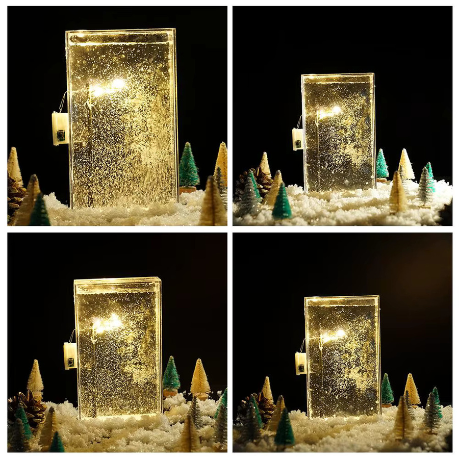 Advanced Snowy Night Flow Ma Nachtlicht, Straßenlaterne, DIY-Materialpaket - Bild 5