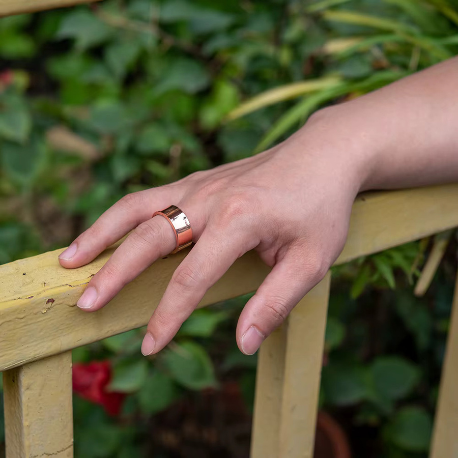 Vinterly Ringe, Kupfer, Roségold, Unisex, minimalistisch - Bild 2